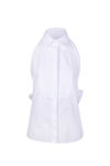 Max Mara White Cotton Rupia Top In White