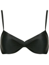 Lygia & Nanny Bikini Top In Black