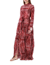 Golden Goose Belted Tiered Paisley-print Satin-twill Maxi Dress In Neutro