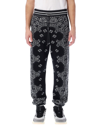 Amiri Bandana-print Drawstring Track Pants In Black