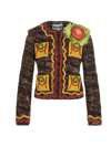 Moschino 'hamburger' Blazer Jacket In Multicolor