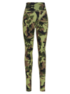 Rotate Birger Christensen Rotate Sunday Camouflage Printed Stretched Leggings In Green