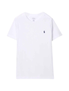 POLO RALPH LAUREN WHITE T-SHIRT WITH LOGO