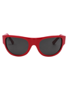Retrosuperfuture Oversized Sunglasses In Red Turbo