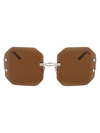 Marni Eyewear Me109s Sunglasses In 028 Palladium