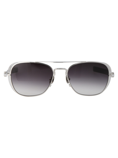 Matsuda M3115 Sunglasses In Pw Palladium White