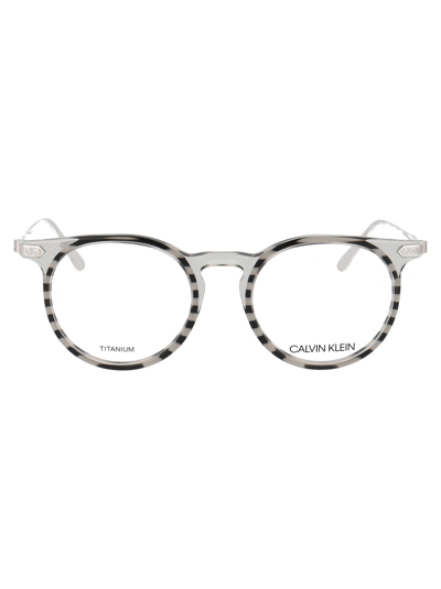 Calvin Klein Ck18705 Glasses In 073 Crystal