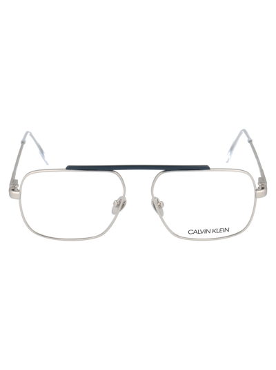 Calvin Klein Ck18106 Glasses In 045 Silver Navy