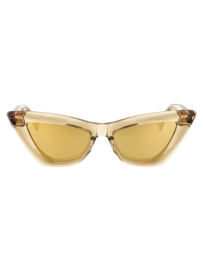 Bottega Veneta Bv1101s Sunglasses In Gold