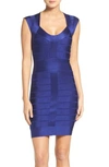 French Connection Spotlight Bandage Dress In Maya Blue