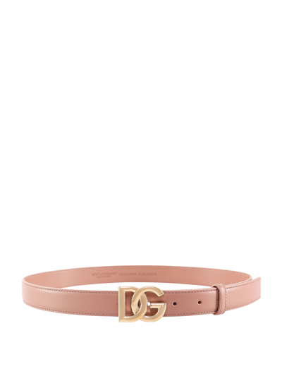 Dolce & Gabbana Belt In Pink