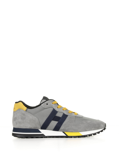 Hogan H383 Sneaker H Nastro In Grey