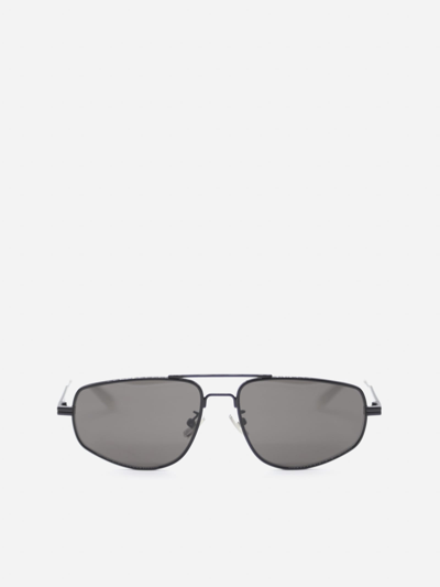 Bottega Veneta Metal Aviator Sunglasses In Multi