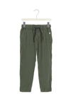 Il Gufo Drawstring Striped Trousers In Multicolor