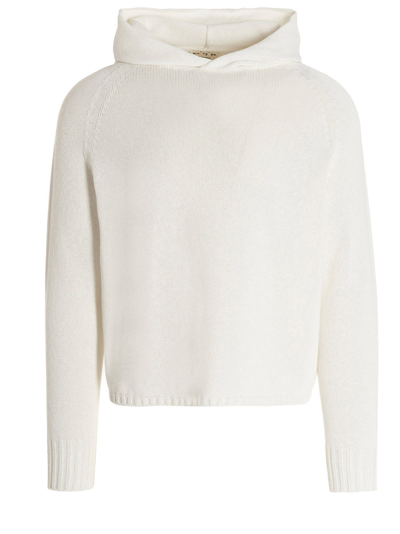 Ma'ry'ya Hooded Sweater In White