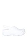 Gcds White Ibex Slippers In Bianco