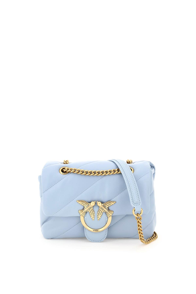 Pinko Love Mini Puff Maxi Quilt Bag In Celeste | ModeSens