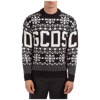 Gcds Snowflake Intarsia Jumper In Black