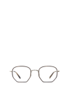 Garrett Leight Woodlawn Eco Marigold Tortoise-brushed Gold-blonde Tortoise Glasses In Bio Hopps Tortoise-brushed Silver-army Tortoise