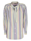 Isabel Marant Tiverna Striped Cotton Poplin Shirt