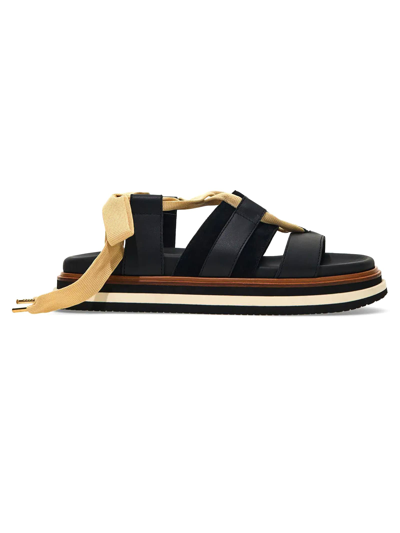 Hogan Sandals Black