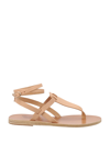 Ancient Greek Sandals Estia T-bar Leather Sandals In Natural