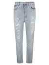 DOLCE & GABBANA DISTRESSED EFFECT 5 POCKETS JEANS