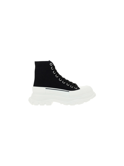 Alexander Mcqueen Sneakers In Black/white