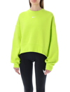 Nike Women's  Sportswear Collection Essentials Oversized Fleece Crew Sweatshirt In Atomic Green