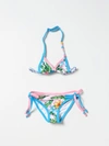 Mc2 Saint Barth Floral Check Bikini In Fiorato