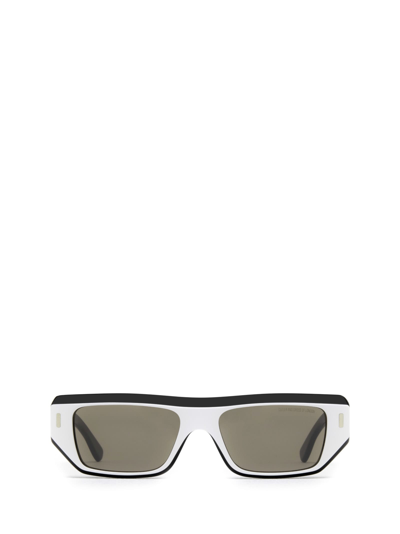 Cutler And Gross 1367 White On Matt Black Unisex Sunglasses