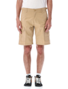 Carhartt Multi-pocket Cotton Bermuda Shorts In Dusty Brown
