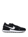 Nike Waffle One Suede And Leather-trimmed Mesh Sneakers In Black
