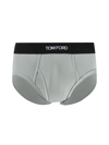 Tom Ford Briefs With Logo In Grey