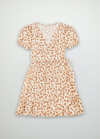 The New Society Leopard-print Cotton Wrap Dress In Leopard Print