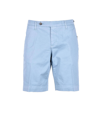 Entre Amis Mens Sky Blue Bermuda Shorts