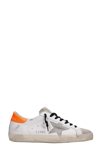 GOLDEN GOOSE SUPERSTAR SNEAKERS IN WHITE LEATHER
