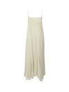 Sportmax Teseo Cotton And Silk Dress - Atterley In Lemon