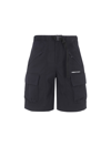 Ambush Wksp Belted Cargo Shorts In Nero
