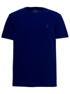 Polo Ralph Lauren Blue Cotton T-shirt With Logo In Bluette