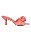 By Far Sandals Lana Venus Gloss Leather Fluo In Venus