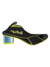 Bottega Veneta Logo Elasticated Sandals In Black