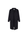 Balenciaga Women's Coat In Nero