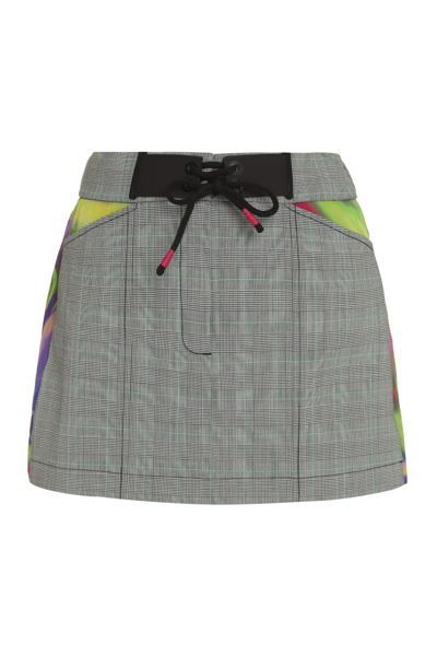 Emporio Armani Sustainability Project - Prince-of-wales Checked Skirt In Pattern