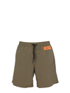Heron Preston Drawstring-waist Logo-patch Shorts