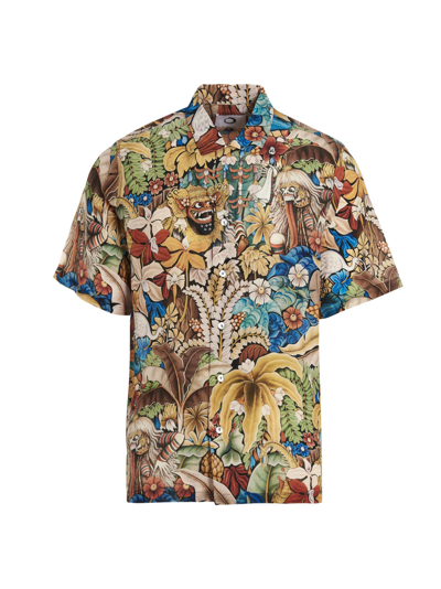 Endless Joy Graphic-print Short-sleeve Shirt In Multicolor