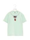 Marcelo Burlon County Of Milan Necklace-print Cotton T-shirt In Green