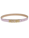 MOSCHINO LOGO BUCKLED BELT