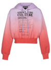 Versace Jeans Couture Gradient-effect Certification Hoodie In Multicolor