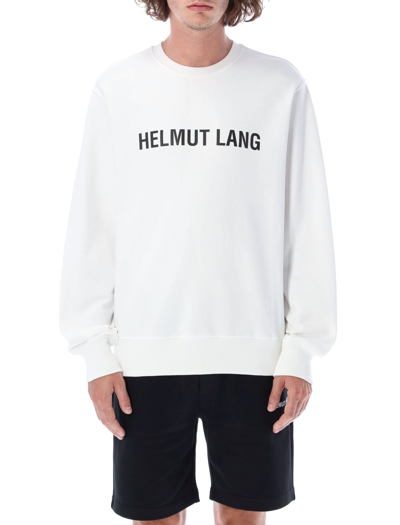 Helmut Lang Core Crewneck Sweatshirt In White